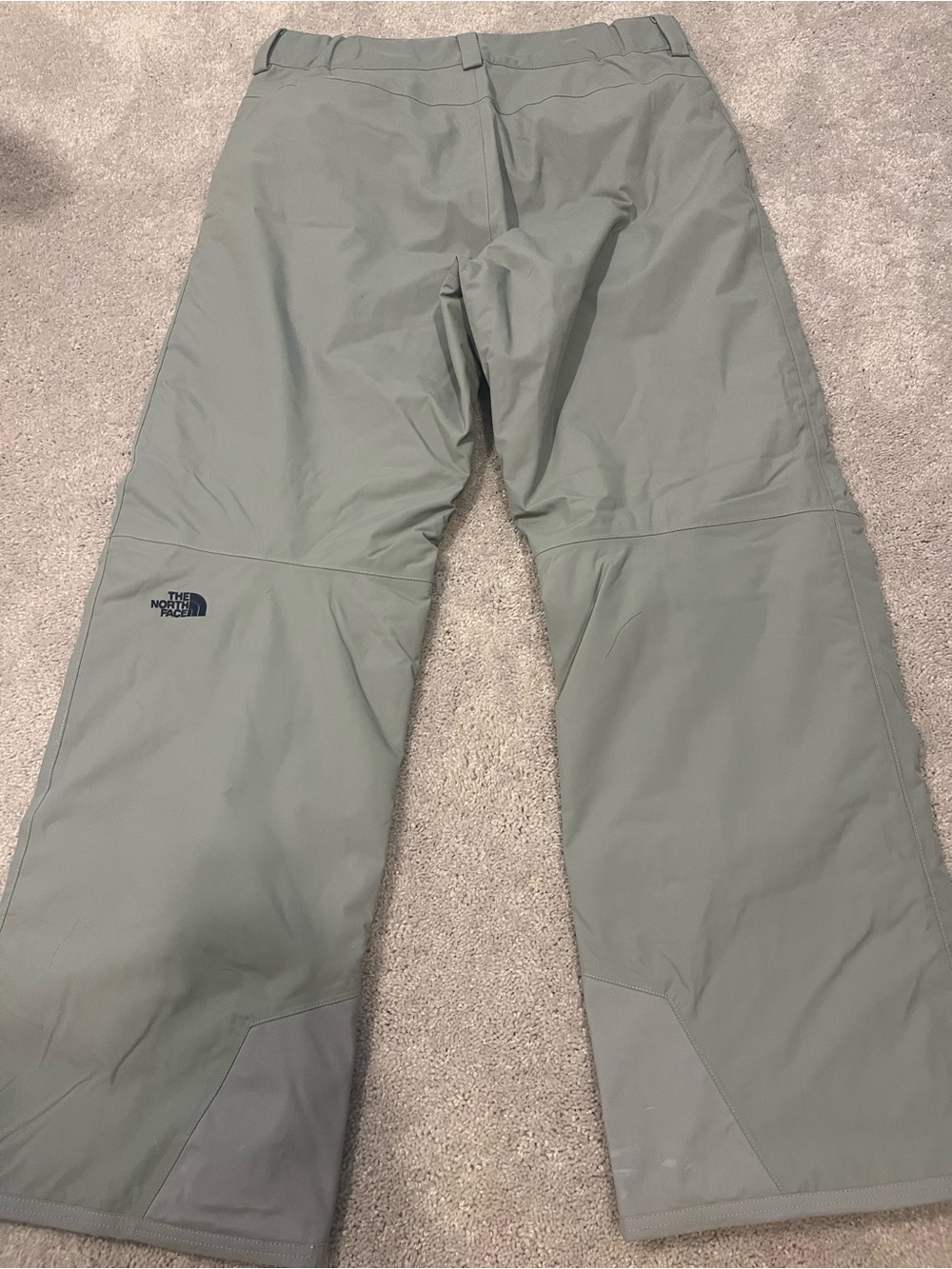 The North Face Men's Light Gray Waterproof Shell Pants